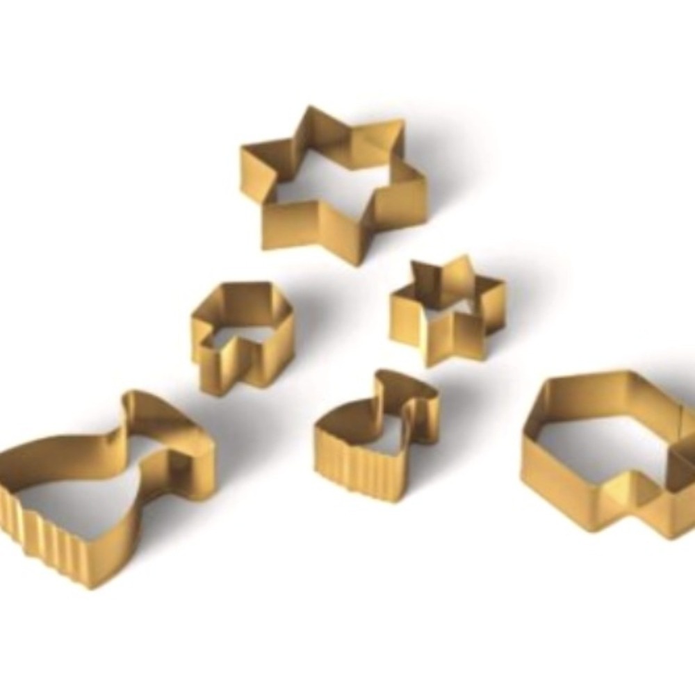 Hanukah 6pk Cookie Cutter Set Brass by Threshold™